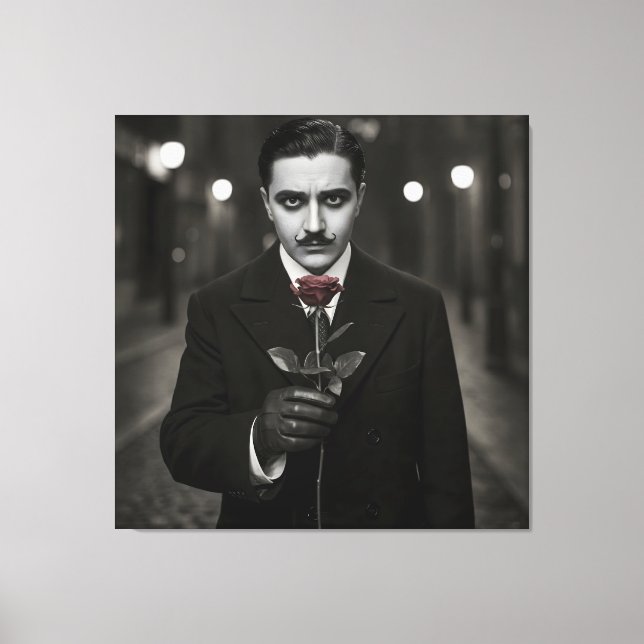 Lienzo Primera fecha, años 20 por Natasha Us (Anverso)