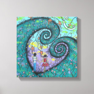 Lienzo Primera lona envuelta del amor II galería