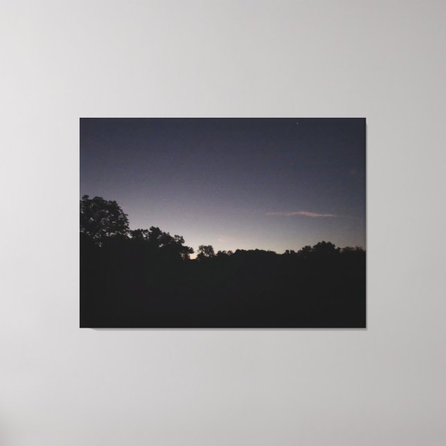 Lienzo Primera luz del día en un (Anverso)