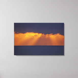 Lienzo Primera luz sobre el mar de Tasman, Australia