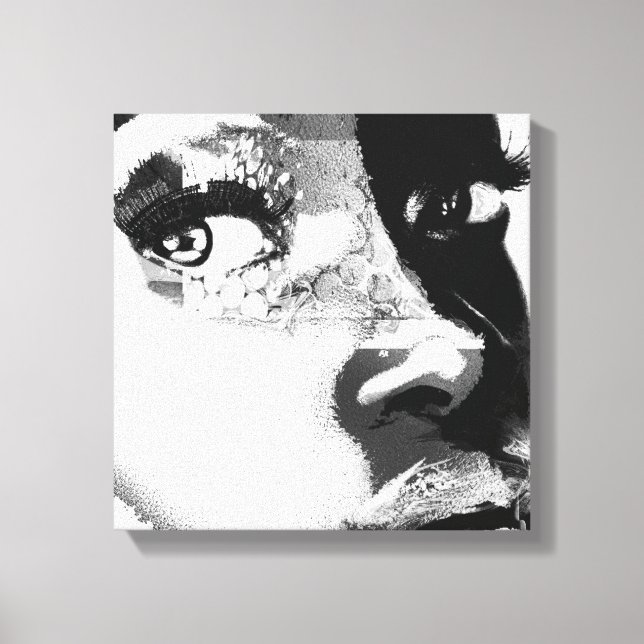 Lienzo Primera mirada a lo familiar (Anverso)