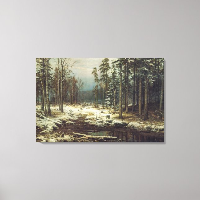 Lienzo Primera Nieve (Anverso)