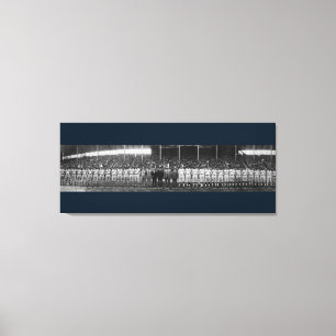 Lienzo Primera serie mundial de equipos, Juego 1, 1924