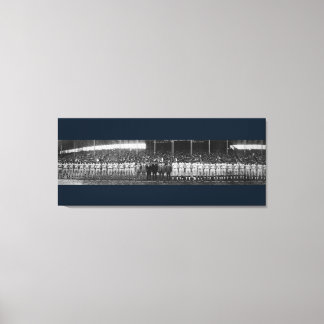 Lienzo Primera serie mundial de equipos, Juego 1, 1924