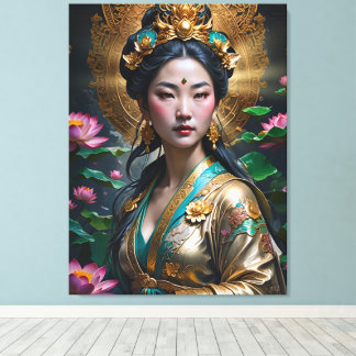 Lienzo princesa china