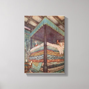 Lienzo Princesa de la lona de Rackham Fairytal y el