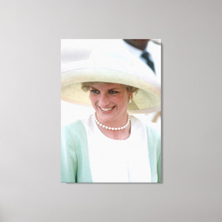 Lienzo Princesa Diana Nigeria 1990