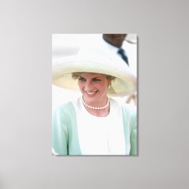 Lienzo Princesa Diana Nigeria 1990 (Anverso)