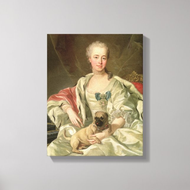 Lienzo Princesa Ekaterina Golitsyna 1759 (Anverso)