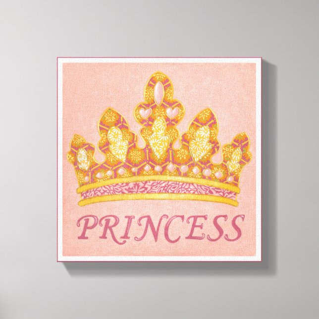 Lienzo Princesa galardonada por Chariklia Zaris (Anverso)