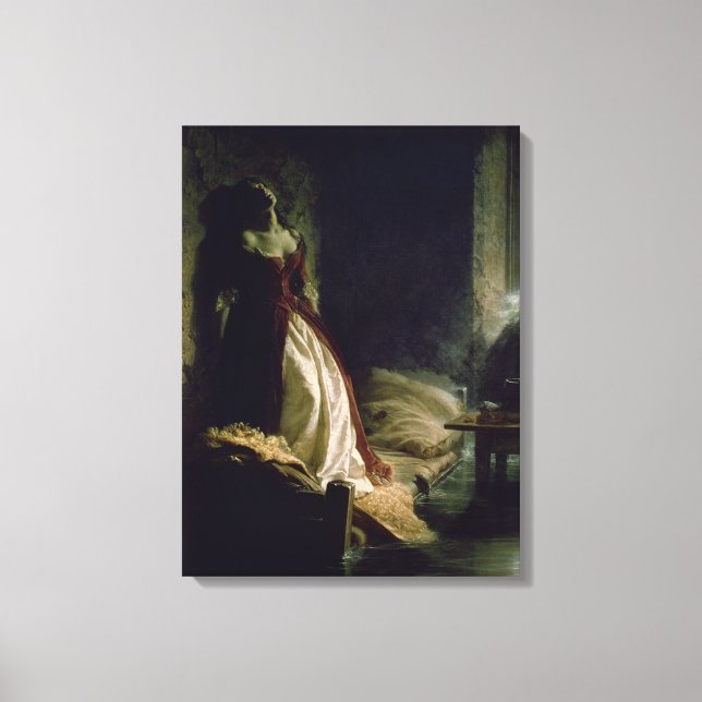 Lienzo Princesa Tarakanova, 1864 (Anverso)