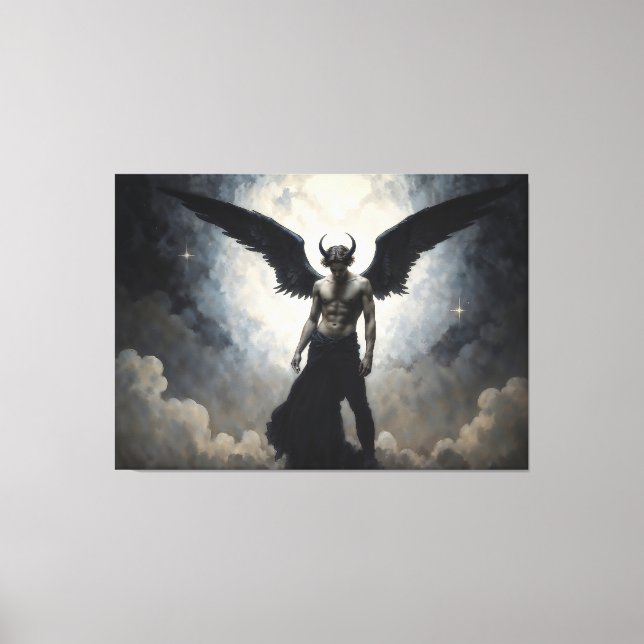Lienzo Príncipe del Infierno Lucifer (Anverso)