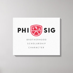 Lienzo Principios de Phi Sigma Kappa