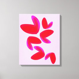 Lienzo Print, Value Poster Paper (Semi-Gloss) with Hearts
