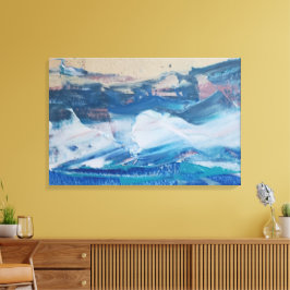 Lienzo Print Yellow Coast Monticelli Art