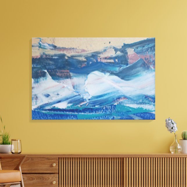 Lienzo Print Yellow Coast Monticelli Art (Insitu (Sala de estar))