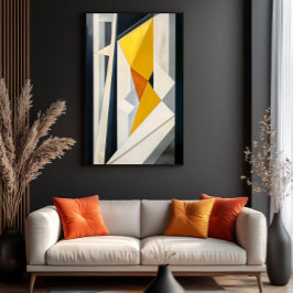 Lienzo Prisma Dorado