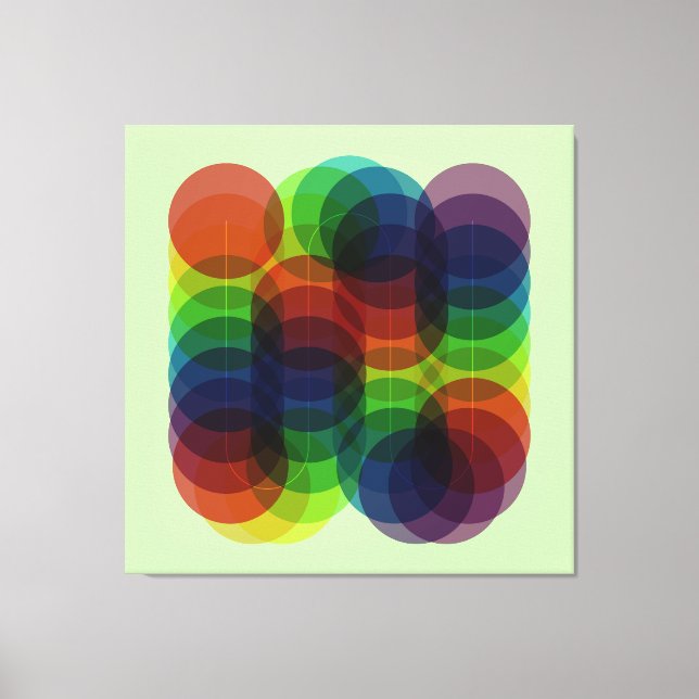 Lienzo Prisma Path Green (Anverso)