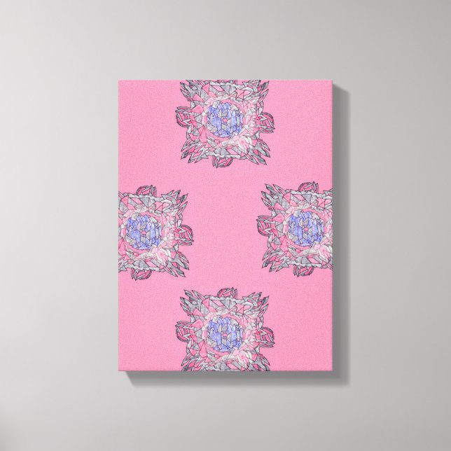 Lienzo Prismatic Current Abstract Flow Art (Anverso)