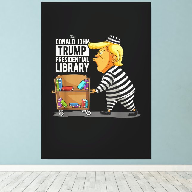 Lienzo Prison Trump Presidential Library (Insitu (piso de madera))