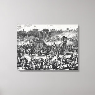 Lienzo Procesión de las puertas de Macao