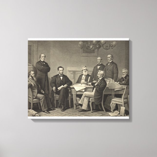 Lienzo Proclamación sobre la emancipación de 1866 (Anverso)