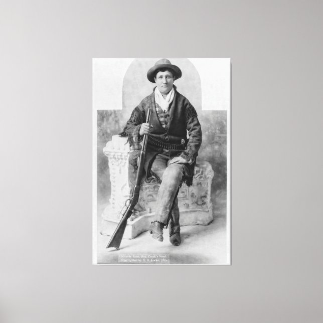 Lienzo Profesional Scout Calamity Jane 1895 (Anverso)