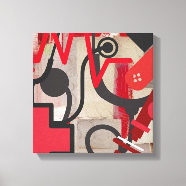 Lienzo Profesionales médicos (Anverso)