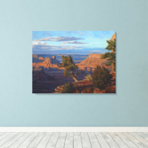 Lienzo Profundidad atmosférica de Castle Valley, Utah