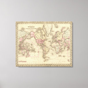 Lienzo Programa de Mercator Mundial