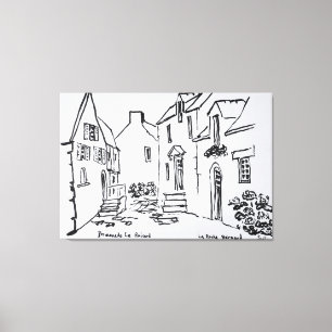 Lienzo Promenade du Ruicard   La Roche-Bernard, Bretaña