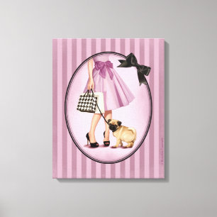 Lienzo "promenade" elegante