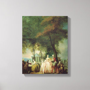 Lienzo "promenade" en Longchamp, c.1760