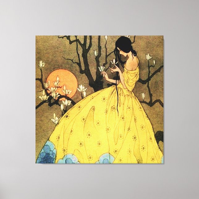 Lienzo "Promesa de primavera" por Marjorie Miller (Anverso)