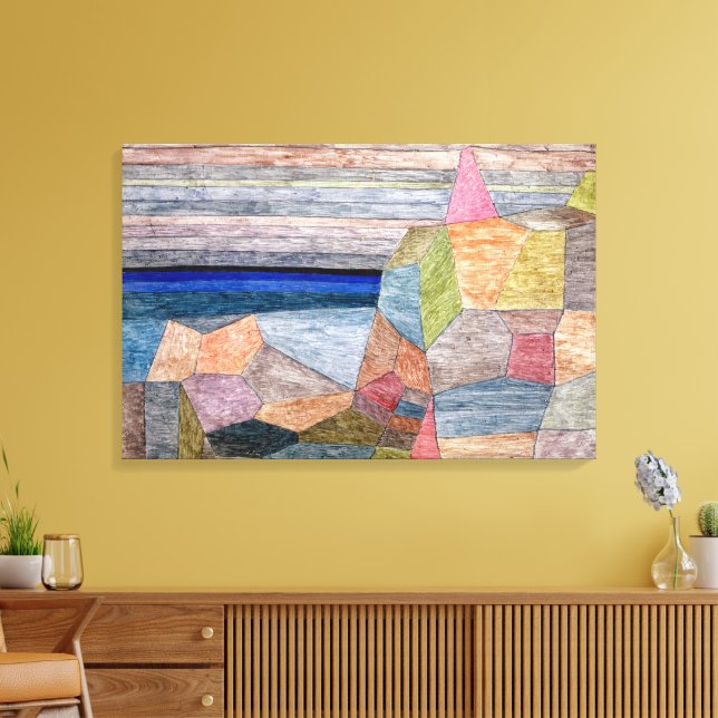 Lienzo Promontorio Ph | Paul Klee | (Insitu (Sala de estar))