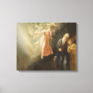 Lienzo Prospero, Miranda y Ariel, "de la tempestad", c