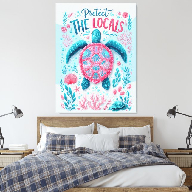 Lienzo Protege a los Lugareños  (Insitu(Dormitorio))