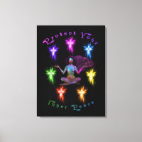 Proteja a su mujer de la paz interna Chakra