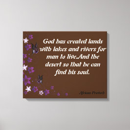 Lienzo Proverbios africanos