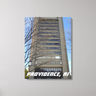 Lienzo Providence, Rhode Island Skyscraper, Thayer Street