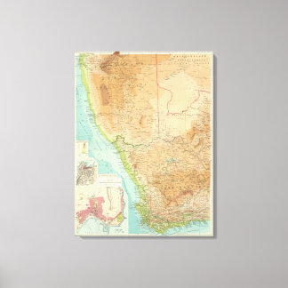 Lienzo Provincia del Cabo, Transvaal, sección occidental