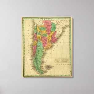 Lienzo Provincias unidas, chile, Patagonia