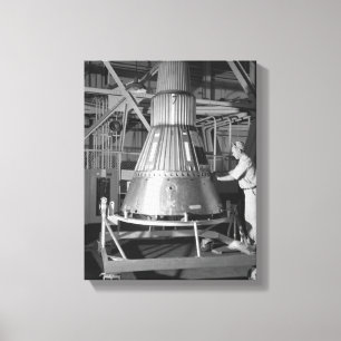 Lienzo Proyecto Mercury - fotografía de la cápsula #2