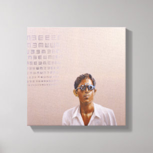 Lienzo Prueba 3 Medinipur la India del ojo