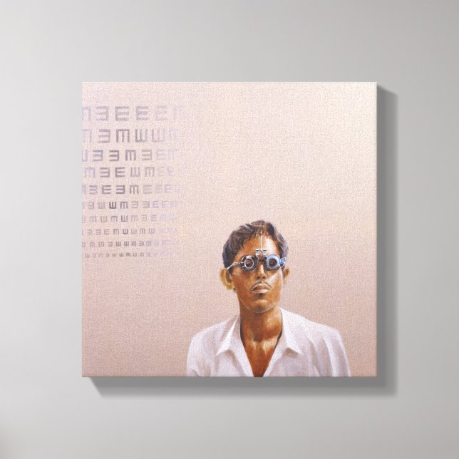 Lienzo Prueba ocular 3 Medinipur India (Anverso)