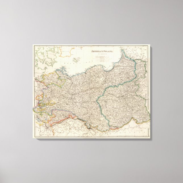 Lienzo Prusia y Polonia (Anverso)