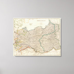 Lienzo Prusia y Polonia