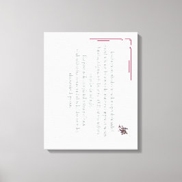 Lienzo PSALM 1, does not walk in step with the wicked