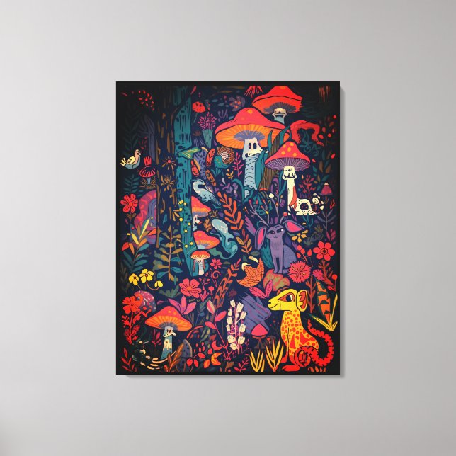 Lienzo Psychedelic canvas print (Anverso)