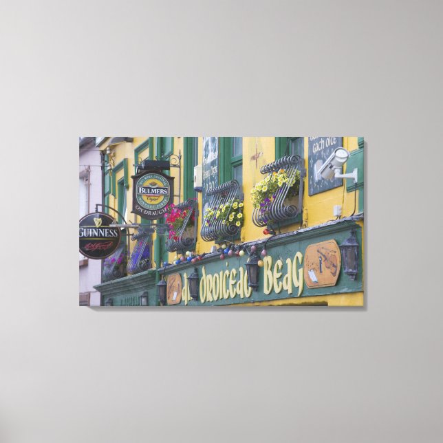 Lienzo Pub, Dingle, Península de Dingle, Condado de Kerry (Anverso)